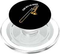 Trombone Slide Groove Music PopSockets PopGrip for MagSafe