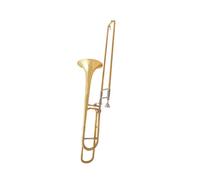 trombone Suitable For Beginners To Play B Flat To F Tenor Pitch Transposed Instrument(Silver)