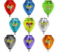 TROMPOS COMETA Fenix Turbo Spinning Top with Rotating Tip - Includes Rope with Ring and Star