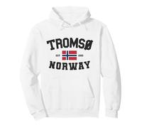 Tromsø Norway Scandinavia Norwegian Flag Noreg Norge Tromso Pullover Hoodie
