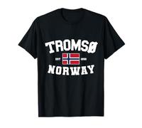Tromsø Norway Scandinavia Norwegian Flag Noreg Norge Tromso T-Shirt