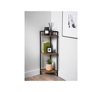 Tromso 3 Tier Corner Shelf Place all kinds of items W24 x D24 x H80cm