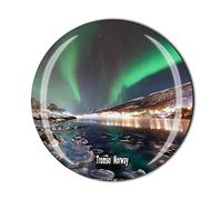 Tromso Norway Fridge Magnet Crystal Tourist Souvenir Gift Collection Refrigerator Magnetic Sticker