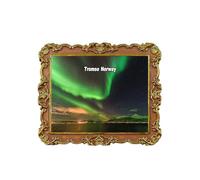 Tromso Norway Refrigerator Magnet 3D Travel Souvenir Fridge Decoration Magnetic Sticker Craft Collection