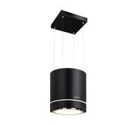 Tron Ambience Island Cooker Extractor Hood Ø38cm Recirculation 540m³ / h LED Black