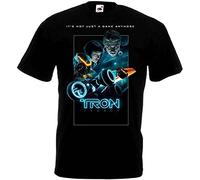 Tron Legacy Movie Poster Homme T Shirts Japanese Streetwear T Shirt Gym Tee Shirt Black and White T-Shirts Mens Clothing 3XL