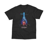 Tron Movie Poster Style Inspired Printed T-Shirt Large Black