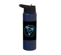 Tron TRX Invest Blockchain Crypto Currency Digital Mining Stainless Steel Insulated Water Bottle