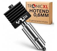TronicXL P2S H2S H2D Hotend with Nozzle 1:1 Suitable for Bambu Lab 3D Printer Nozzle Printing Head Hot End (0.6 mm)