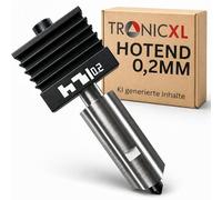 TronicXL P2S H2S H2D Hotend with Nozzle 1:1 Suitable for Bambu Lab 3D Printer Nozzle Printing Head Hot End (0.2 mm)
