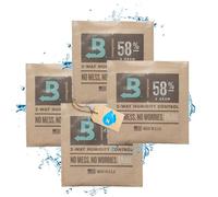 TronicXL Size 4 Refill Pack 58% Compatible with Boveda C Vault or Glass Box Container Storage I Grow Moisture Regulator for Harvest Humidity Regulate I Drying Accessories (Pack of 4)