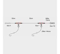 Tronix 2Hook Flapper (Size 1/0) - Multi, Multi