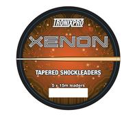 Tronix Fishing Xenon Tapered Leaders 0.37-0.75mm 18lb-70lb 5x15m - Orange