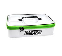 Tronix Pro Bait Stocker | 41cm x26cm x10cm | White EVA | Sea Fishing Bait and Tackle Organiser | Clear Lid | Corrosion Free Plastic Zips | Compatable with Bait Stocker Cool Bag | Code TLBSTO