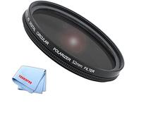 Tronixpro 52CPL 52mm Pro Series Multicoated High Resolution Circular Polarized Filter with Microfiber Cloth