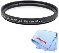 Tronixpro 52mm Pro Series High Resolution Digital Ultraviolet UV Protection Filter + Tronixpro Microfiber Cloth