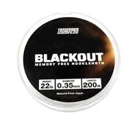 Tronixpro Blackout 33lb 200m Clear | Memory Free Hooklength | Sea Fishing Line for Tangle Free Snoods | Beach or Boat Fishing | Abrasion Resistant Coating | Reliable Knot Strength