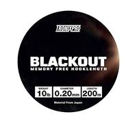 Tronixpro Blackout, Memory Free Line, Clear, 200m, 20lb, 0.33mm