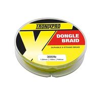 Tronixpro Dongle Braid Yellow | 300lb 1.20mm 100m | Sea Fishing Braid for Making Dongle Rigs | Durable and Abrasion Resistant | Supple and Easy to Tie | Code TLDB30Y