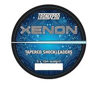 Tronixpro Xenon Tapered Leaders, Clear, 0.4-0.80mm, 26lb-80lb, 5x15m