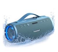 Tronsmart Mirtune S100 Portable Bluetooth Speaker, 50W Punchy Bass & Clear Treble, Retractable Handle, 20H Playtime, IPX7 Waterproof, Customize EQ, Built-in Powerbank for Outdoor, Camping, Beach(Blue)