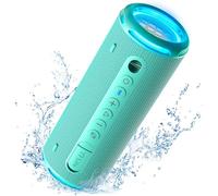 Tronsmart T7 Lite Portable Wireless Bluetooth Speaker with 24W Powerful Bass, Custom EQ, LED Light, IPX7 Waterproof, 24H Playtime, Bluetooth 5.3, TF Card, True Wireless Stereo for Party, Outdoor,Green