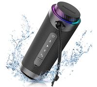 Tronsmart T7 Portable Bluetooth Speaker with 360° Surround Sound, Custom EQ via APP, IPX7 Waterproof, Dual pairing, LED Light, Bluetooth 5.3, Rotary Volume Control, Micro SD/TF Card
