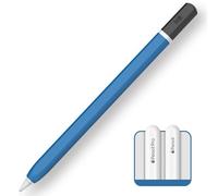 TRONWIN Apple Pencil Pro case,Classic Pencil Design Cover,Silicone Apple Pencil 2nd Generation case,Perfect Grip Apple Pencil Pro Sleeve (Blue)