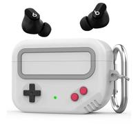 TRONWIN Silicone Case for Beats Studio Buds Case Cover, Game-Machine Design Case for Beats Studio Buds (Light Grey)