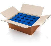 TronX Ice Hockey Pucks Bulk - 50 Mite Junior Blue Ice Hockey Pucks per Case - 4 oz. Official