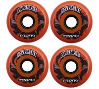 TronX Outdoor Asphalt Pavement Hockey Wheels 85A 76mm (Pack of 4)