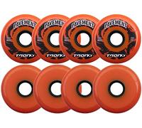 TronX Outdoor Pavement Asphalt Inline Roller Hockey Wheels 8 Pack (72mm)