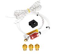 TRONXY Extruder Hot End Kit MK10 24V 50W with 0.4mm Nozzle, Aluminum Heating Block, NTC 100K Ohm, Thermistor, PTFE Bowden Tube, for TRONXY 3D Printers X5SA/X5SA PRO/XY-2 PRO/X5SA 400 PRO