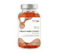 Troo Health Care Collagen Complex - 90 Natural Orange Gummies - One Per Day Hydrolysed Collagen with Biotin, Vitamin C & Selenium - Three Months Supply - Healthy Skin & Hair for Men & Women