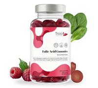 Troo Health Care Folic Acid 400?g Gummy Prenatal Supplement | 120 Natural Berry Flavour Gummies to Support Health Pregnancy & Foetus Development - No Common Allergens or GMO