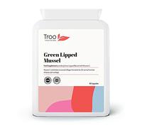 Troo Health Care Green Lipped Mussel Supplement 500mg - 90 Capsules - New Zealand Sourced Co2 Extracted for Maximum Lipid Content - Enhanced with Vitamin C for Collagen Formation Joint & Bone Support