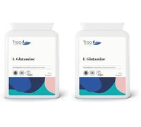 Troo Health Care L-Glutamine Supplement (500mg) - 90 High Strength Capsules - Targeted Release Amino Acid Supplement| UK Manufactured to GMP Standards (Pack of 2)