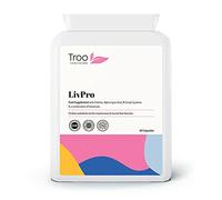 Troo Health Care LIVpro with Choline 60 Capsules - Supports The Maintenance of Normal Liver Function - Easy Swallow Daily Supplement - 2 Month Supply - Letterbox Friendly Packaging