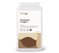 Troo Health Care Mushroom Complex 120 Capsules - 6 Shrooms with Acerola, Turmeric & Black Pepper - Maitake, Reishi, Shiitake, Chaga, Cordyceps, Lion's Mane - Soil Association Certified