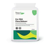 Troo Health Care Pet-PRO Vital Probiotics For Dogs and Cats 2 Billion cfu 120 Chicken Tablets | Added Digestive Enzymes and Inulin Prebiotic | UK Manufactured to GMP Standards