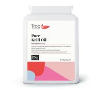 Troo Health Care Superba Krill Oil Extract 500 mg - 60 Soft Gel Easy Swallow Capsules - Sustainably Eco Harvested from Antarctic K