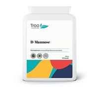 Troo Health Care Troo D Mannose 90 Capsules 500mg Supplement - Daily Vegan Friendly Supplement for Men and Women - Letterbox Friendly Recyclable Packaging - UK Manufactured to GMP Standards