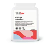Troo Health Care Troo Ginkgo Biloba B Plus Supplement 2000mg - 90 Vegan Capsules - with Added Vitamin B Complex for Heart, Circulation, Nervous System and Brain Support