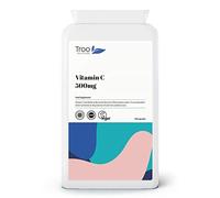 Troo Health Care Vitamin C 500mg Supplement 120 Capsules - High Strength - Easy Swallow - Immune Support Reduces Fatigue