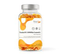 Troo Health Care Vitamin D3 4000iu - 60 Natural Orange Flavour Chewable Gummies - Five Months Supply - Non GMO Tasty Gummy Supplement to Support Immune Function and Help Maintain Bones and Teeth