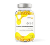 Troo Health Care Vitamin D3 Gummies (1000iu) - Natural Lemon Flavoured - 60 Count for Teens & Adults - 5 Month Supply - Non-GMO, Supports Immune Function, Bone & Teeth Health