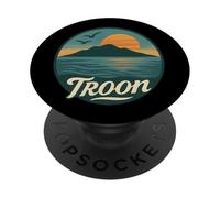 Troon Scotland Coastal Sunset Ocean Birds Arran PopSockets Adhesive PopGrip