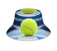 TROONZ Bucket Hat, Night Reflective Bucket Hat Sun Cap Runner Cap Bucket Hat Fisherman Hats,Tennis Ball Painting
