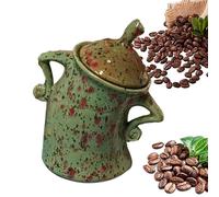 TROONZ Canister With Attitude, Cute Sassy Storage Canister, Large Ceramics Jar With Lid, Food Storage Jar With Airtight Lid For Kitchen, Dining Room Tabletop Funny Fashion Decoration