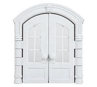 TROONZ Cat French Door Interior Door | No-Flap French Door For Kitten | Pet Supplies For Cats, Dogs For Basement Bathroom Laundry Room